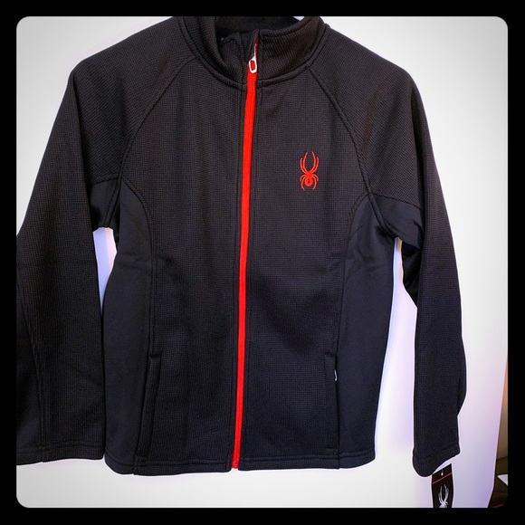 Size S Spyder Kids Outbound Stryke Jacket Sweatshirt Sweater 8 Boys NWT